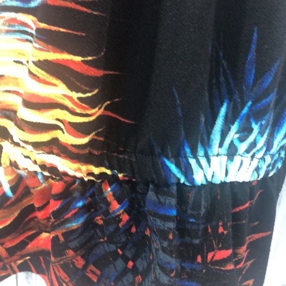 Worthington Tropical Print Sleeveless Top Extra Large - Picture 3 of 11